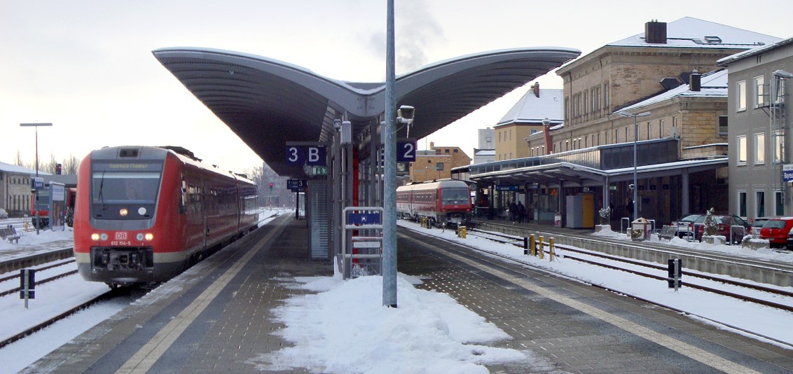 Bayreuth Hbf am 13.2.09